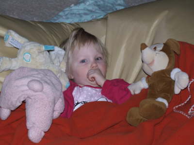 Emma en op de fatboy